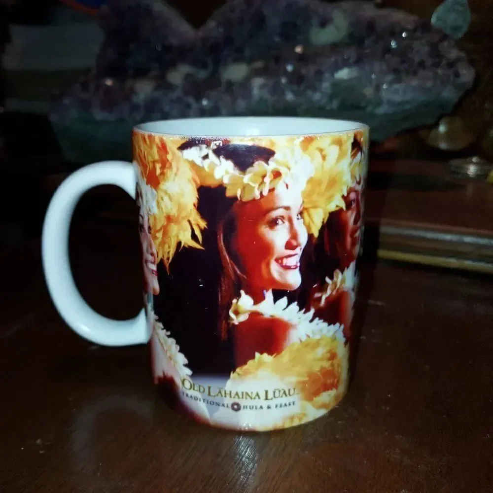 Old Lahaina Luau Coffee Mug Hula Girls